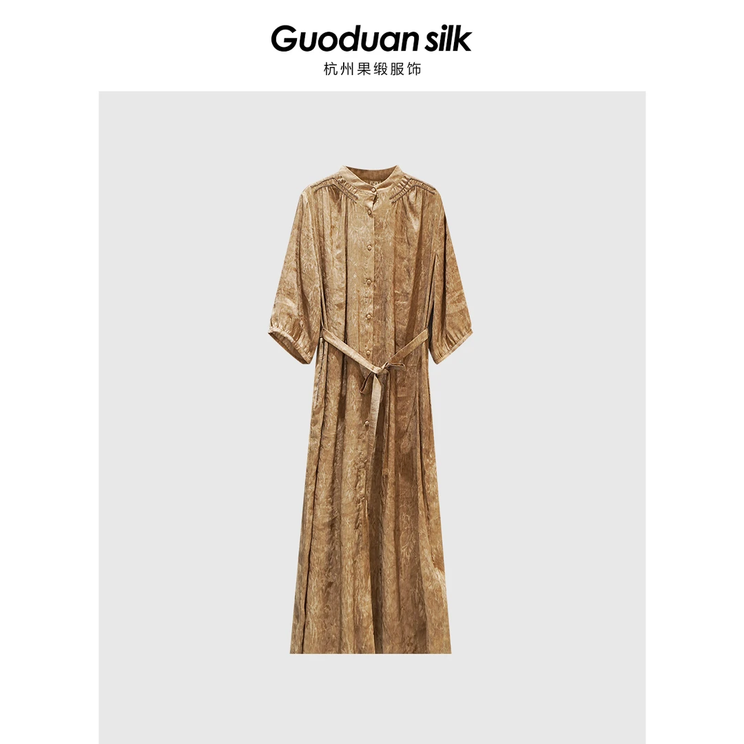 【果缎】桑蚕丝混纺连衣裙82599532