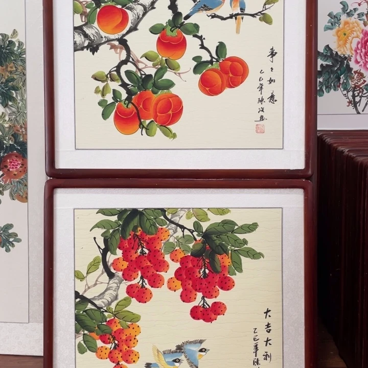 国画带框尺寸63*63厘米