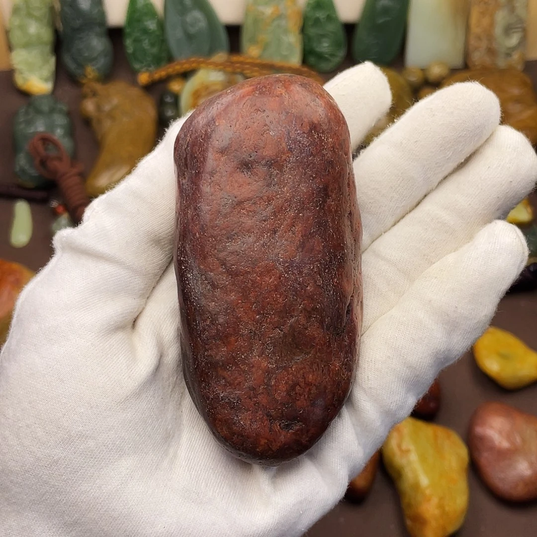 岫岩河磨玉（透闪石质玉）未镶嵌颈饰