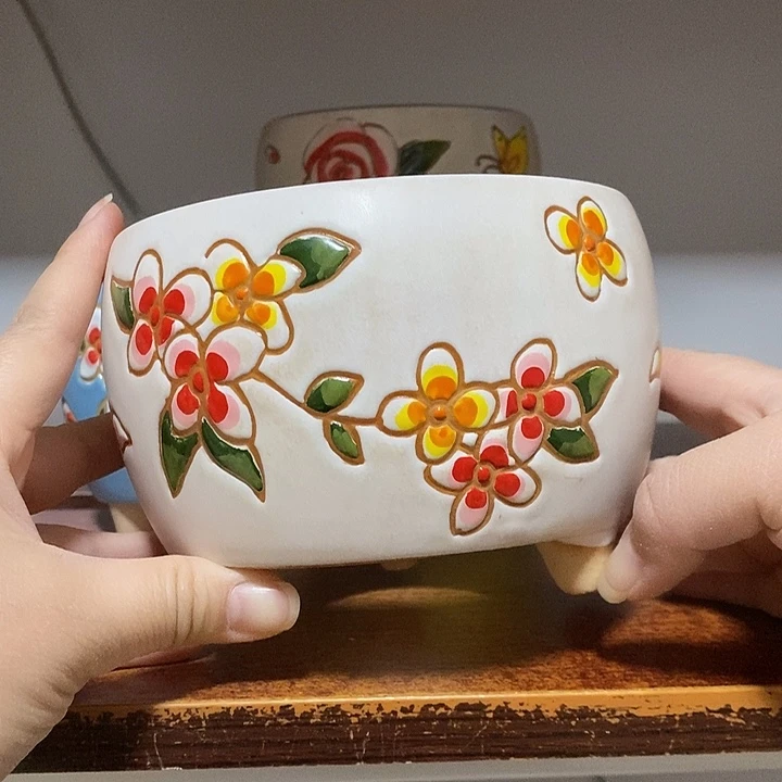 外13内11.5高10左右，纯手工制作，一单包邮