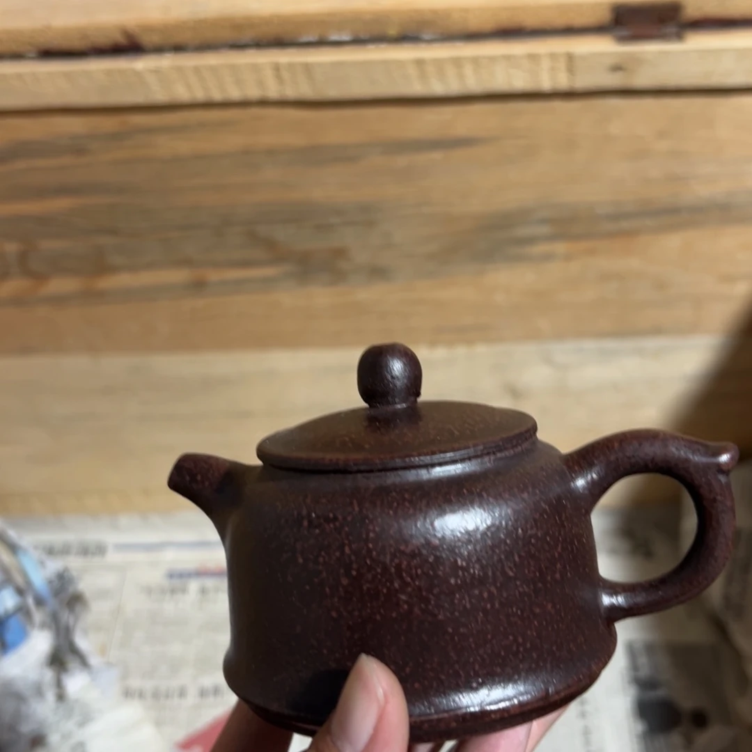 茶壶紫砂老厂紫砂壶一件！