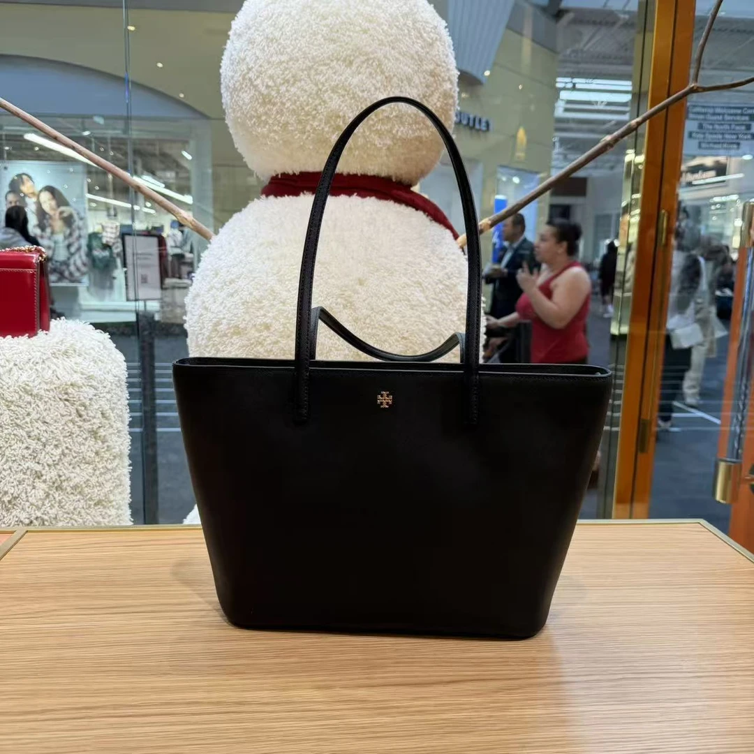 TORY BURCH 汤丽柏琦 Small TOTE 十字纹牛皮 托特包 30*25*10CM