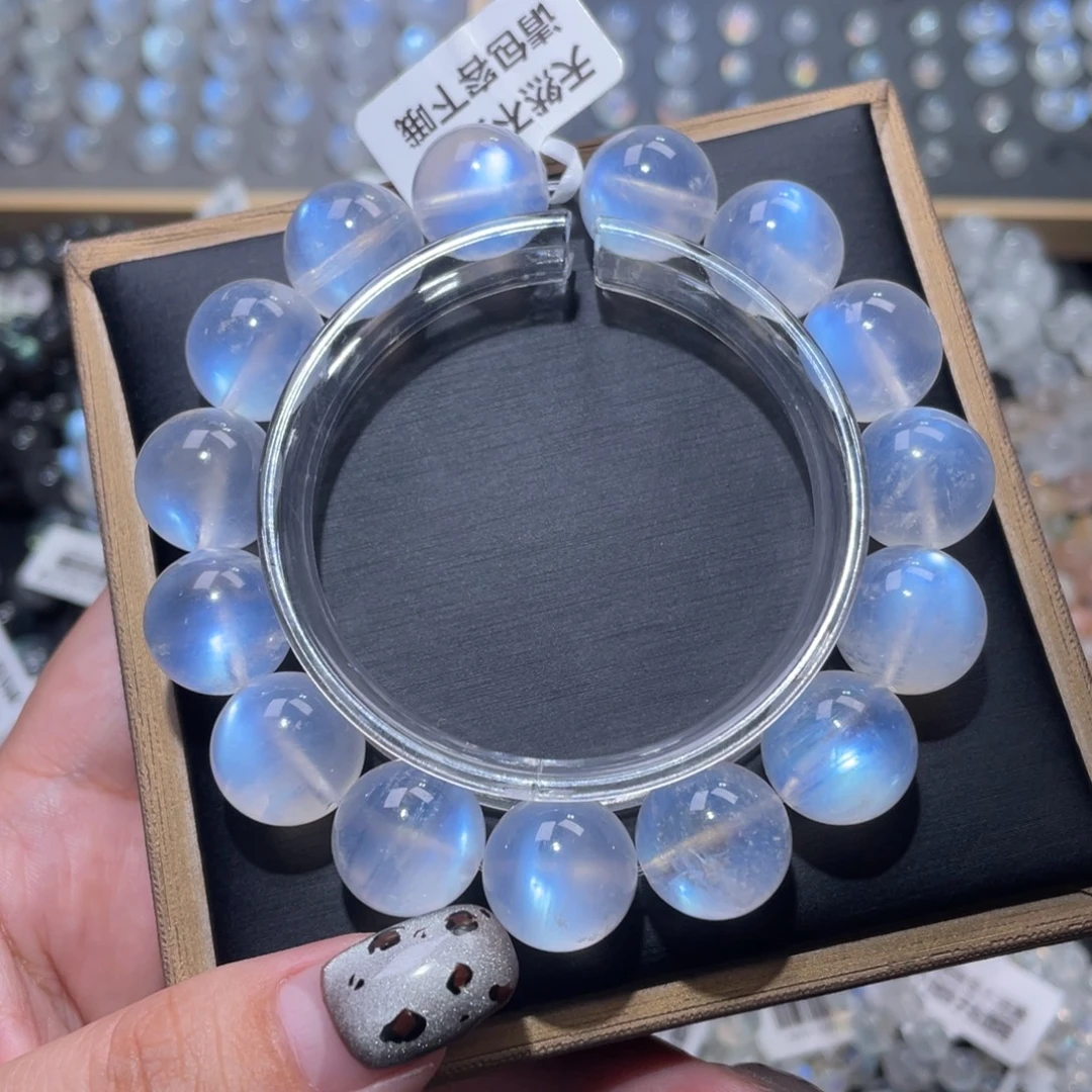 手链未镶嵌长石蓝月光手链14.5mm