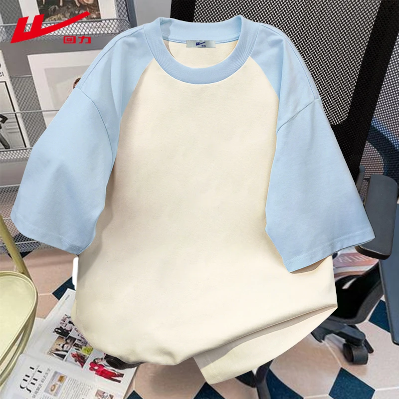 回力潮牌t恤女辣妹多巴胺短袖2025新款夏季宽松韩版纯棉夏装上衣