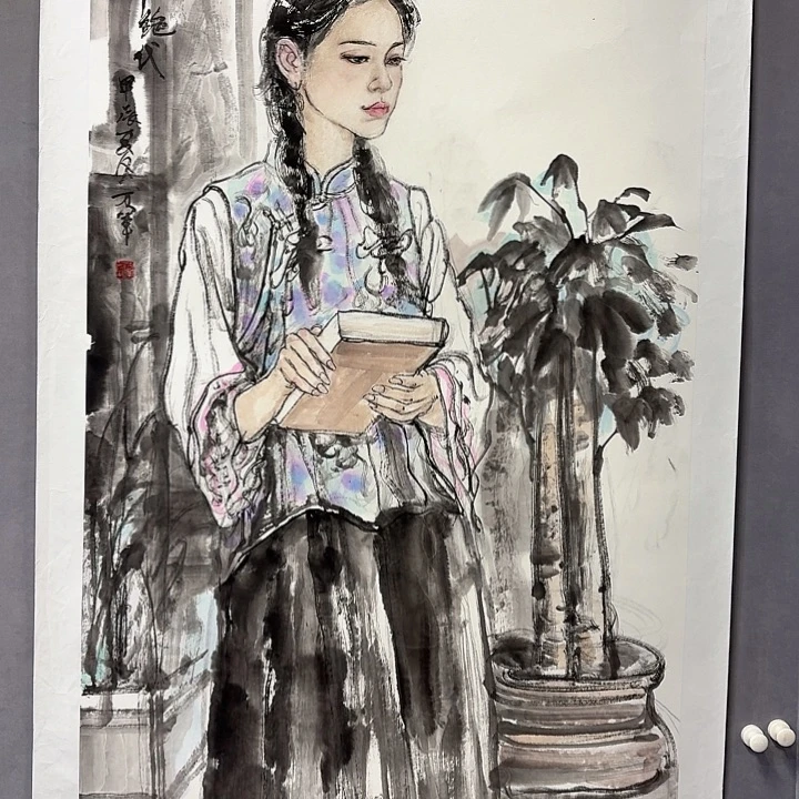 国画亲笔手绘放心去藏