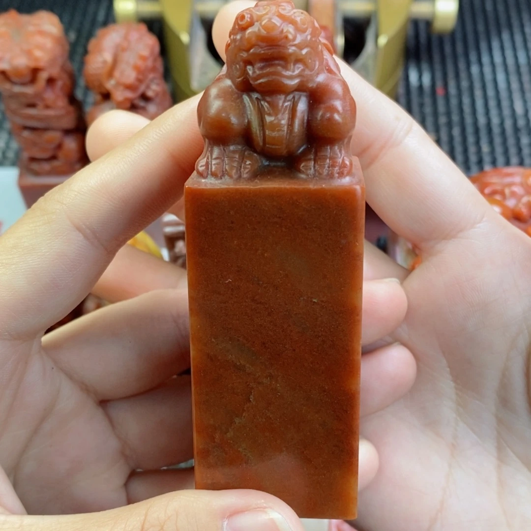 大***马印石寿山石寿山石包刻