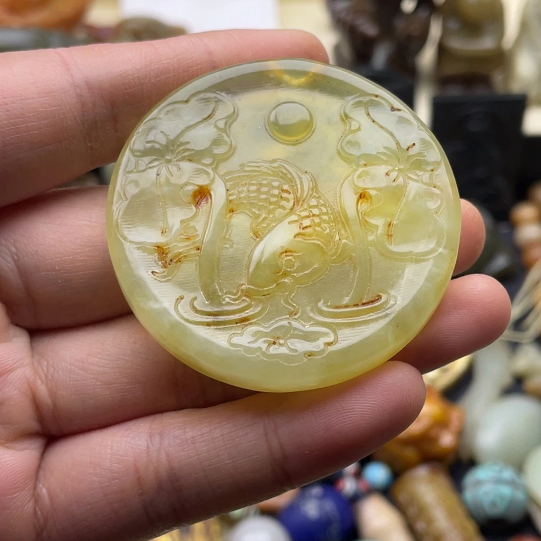 蛇纹石玉未镶嵌颈饰735