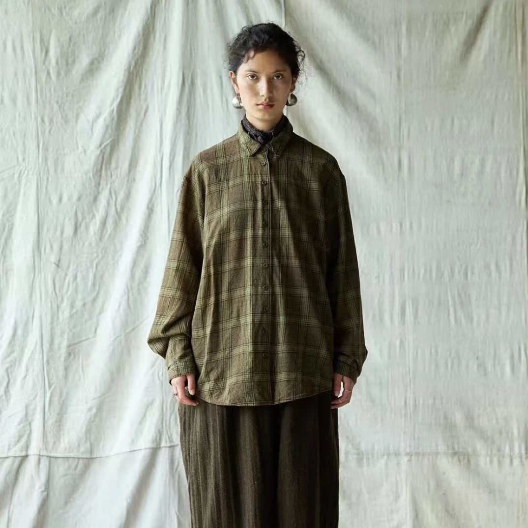 左岸迷香25秋冬衬衫软软的暖暖的