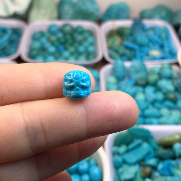 绿松石未镶嵌吊坠(不含链)10×10