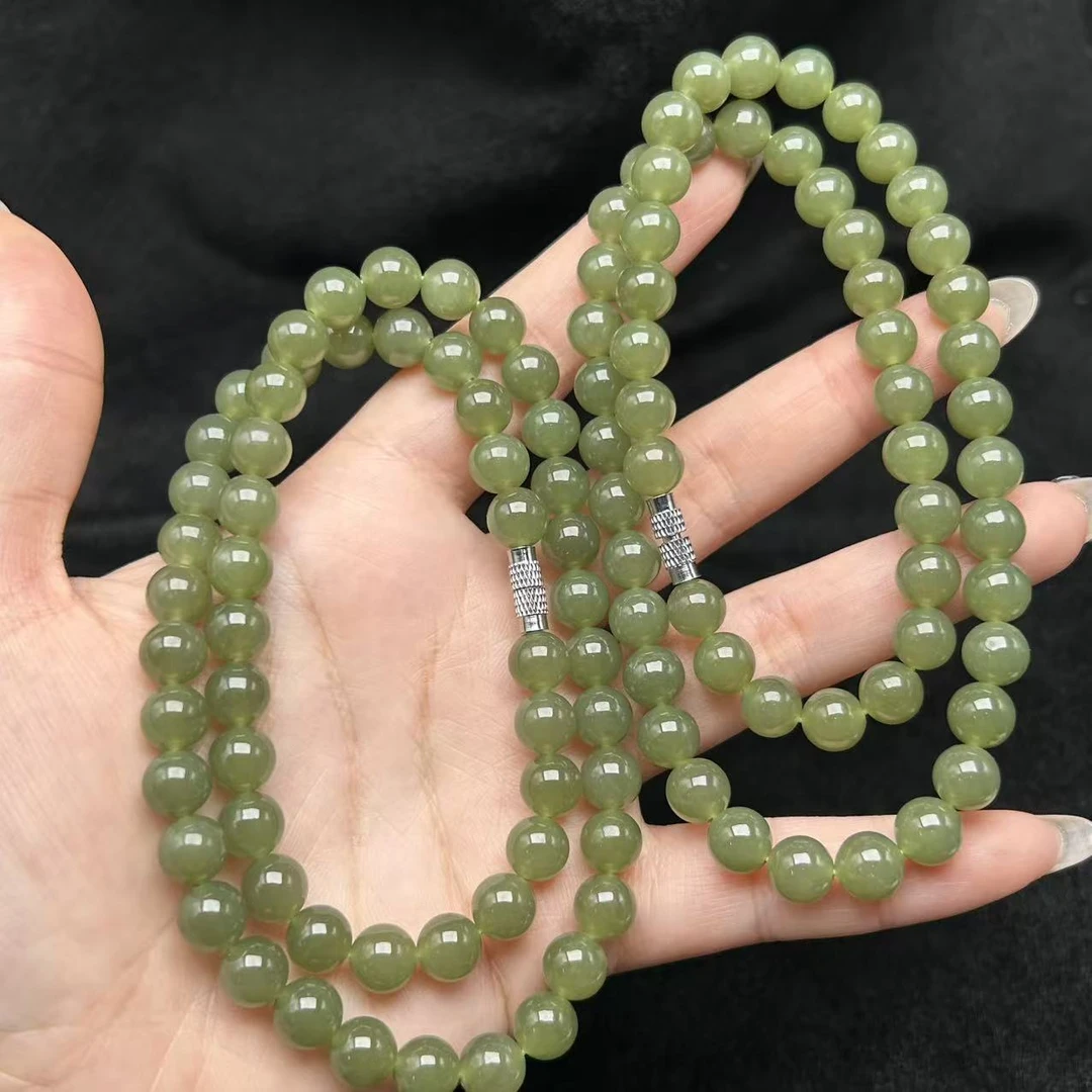 【玉经纶】210960/HQ4-和田玉珠链-多样性发其一