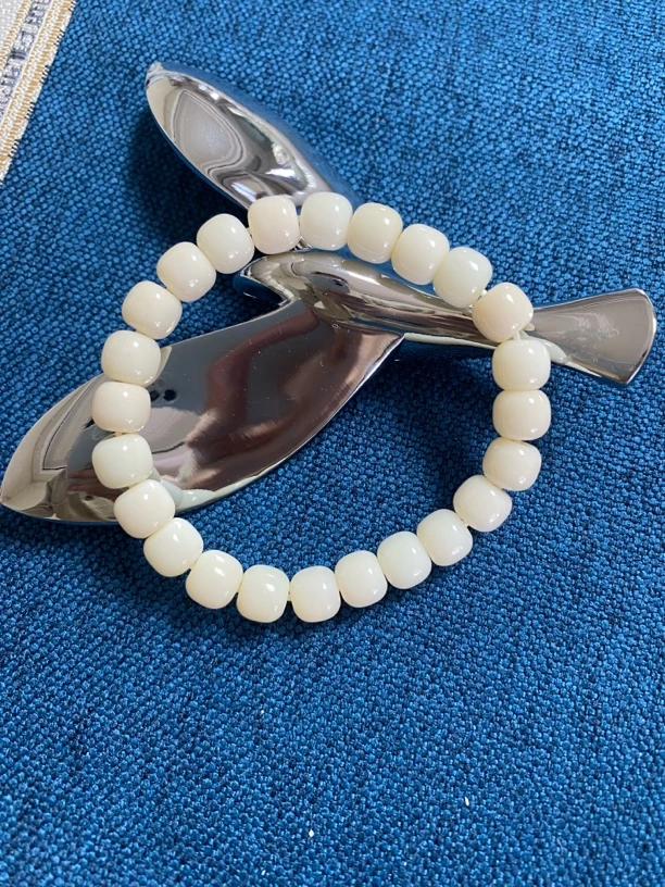 新疆和田玉手串米达料（多样性发一）