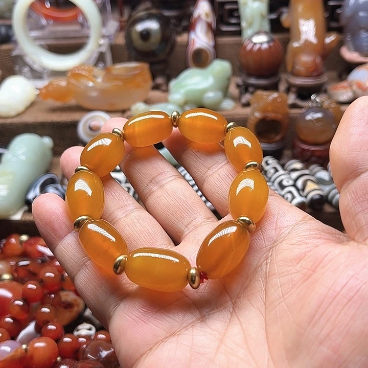 玛瑙/玉髓车挂未镶嵌