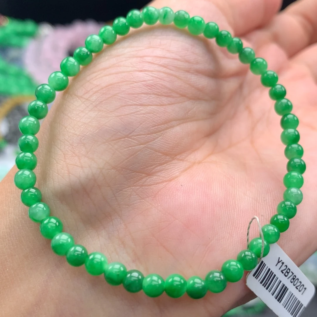 翡翠未镶嵌毛衣链