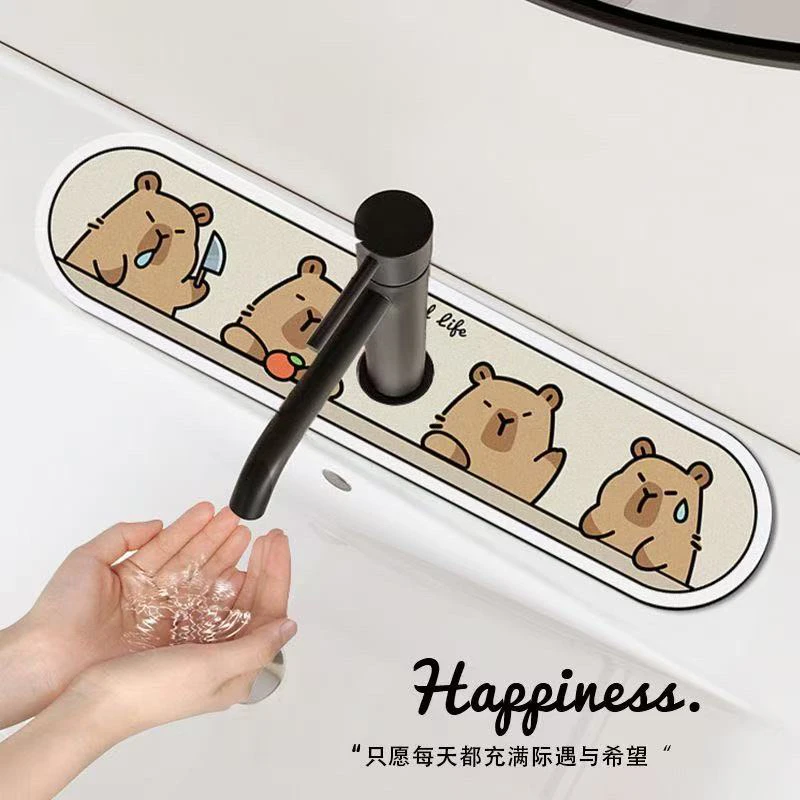 Q116-14*60（4个一套）硅藻泥水龙头垫子