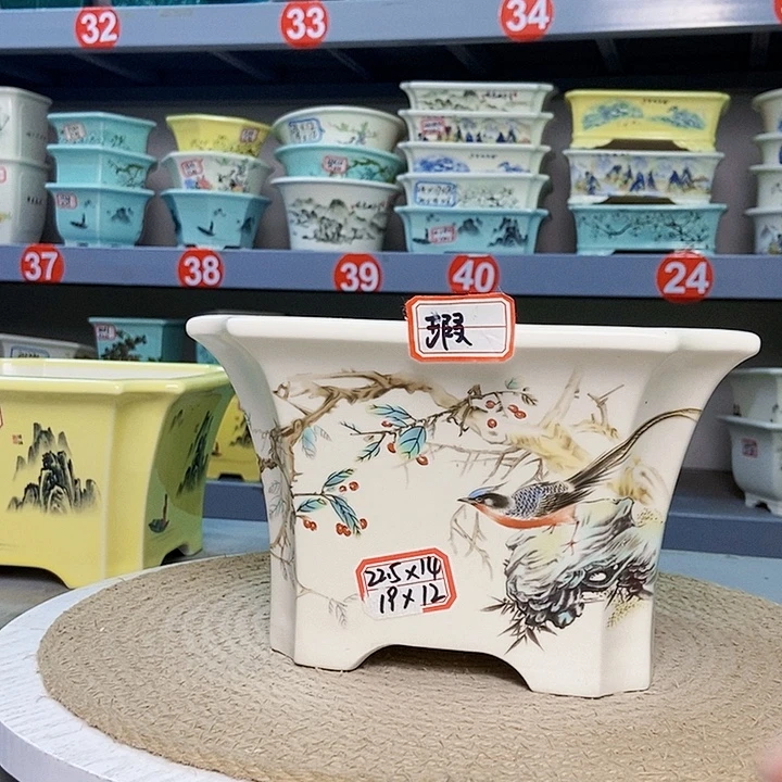 紫砂花瓶紫砂花盆