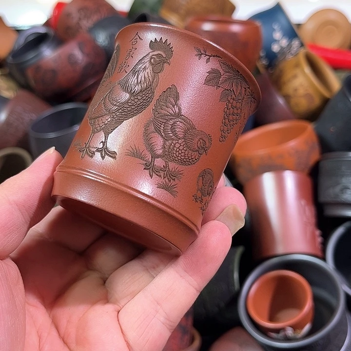 茶杯紫砂全手工紫砂主人杯