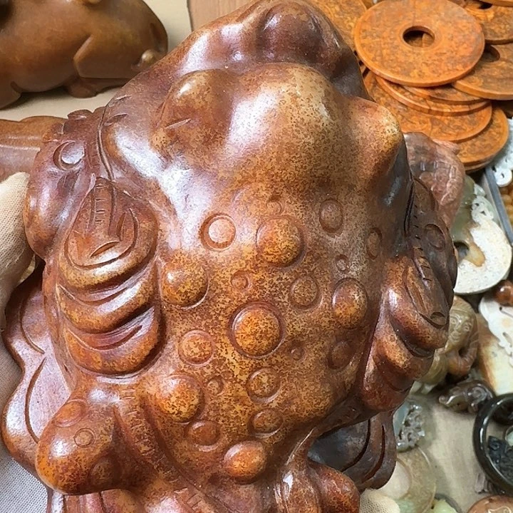 和田玉未镶嵌挂件奇*