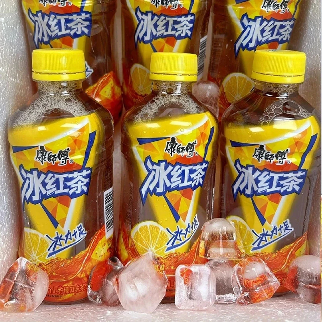 冰红茶330ml*6瓶康师傅柠檬味红茶饮料夏季解渴冰爽畅饮整箱