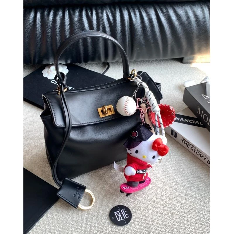 95新 Balenciaga/巴黎世家 黑金mini rodeo包 22cm 18656361