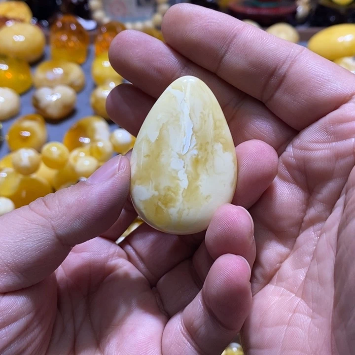 裸石蜜蜡未镶嵌?***?吊坠