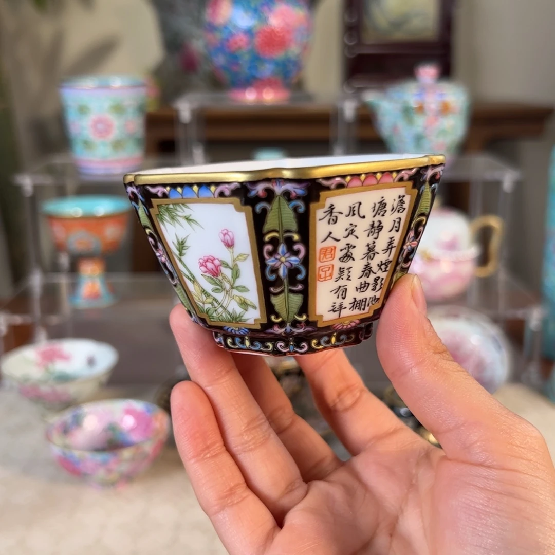 纯手工手绘 高端茶器