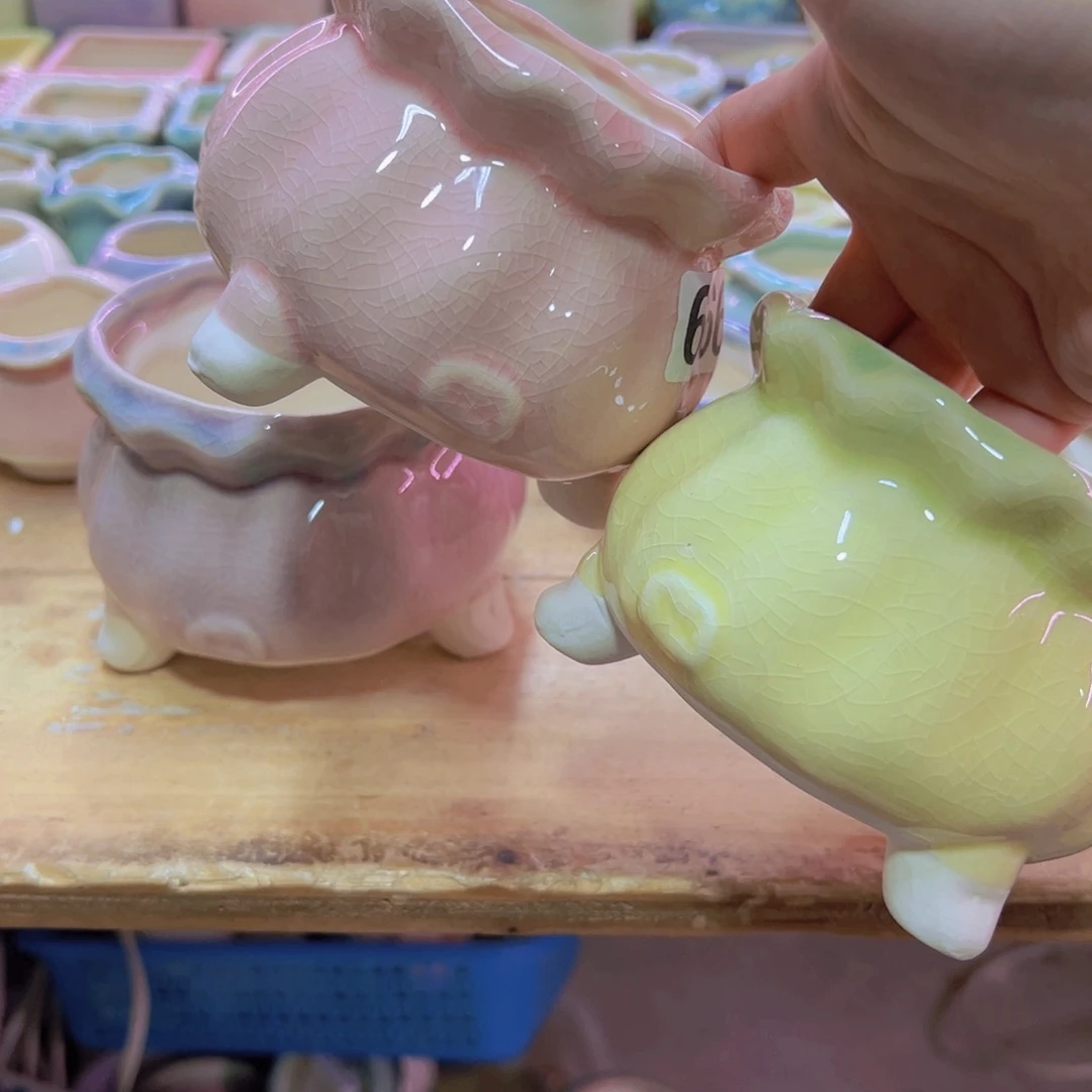 陶瓷花盆当场凑满12包邮