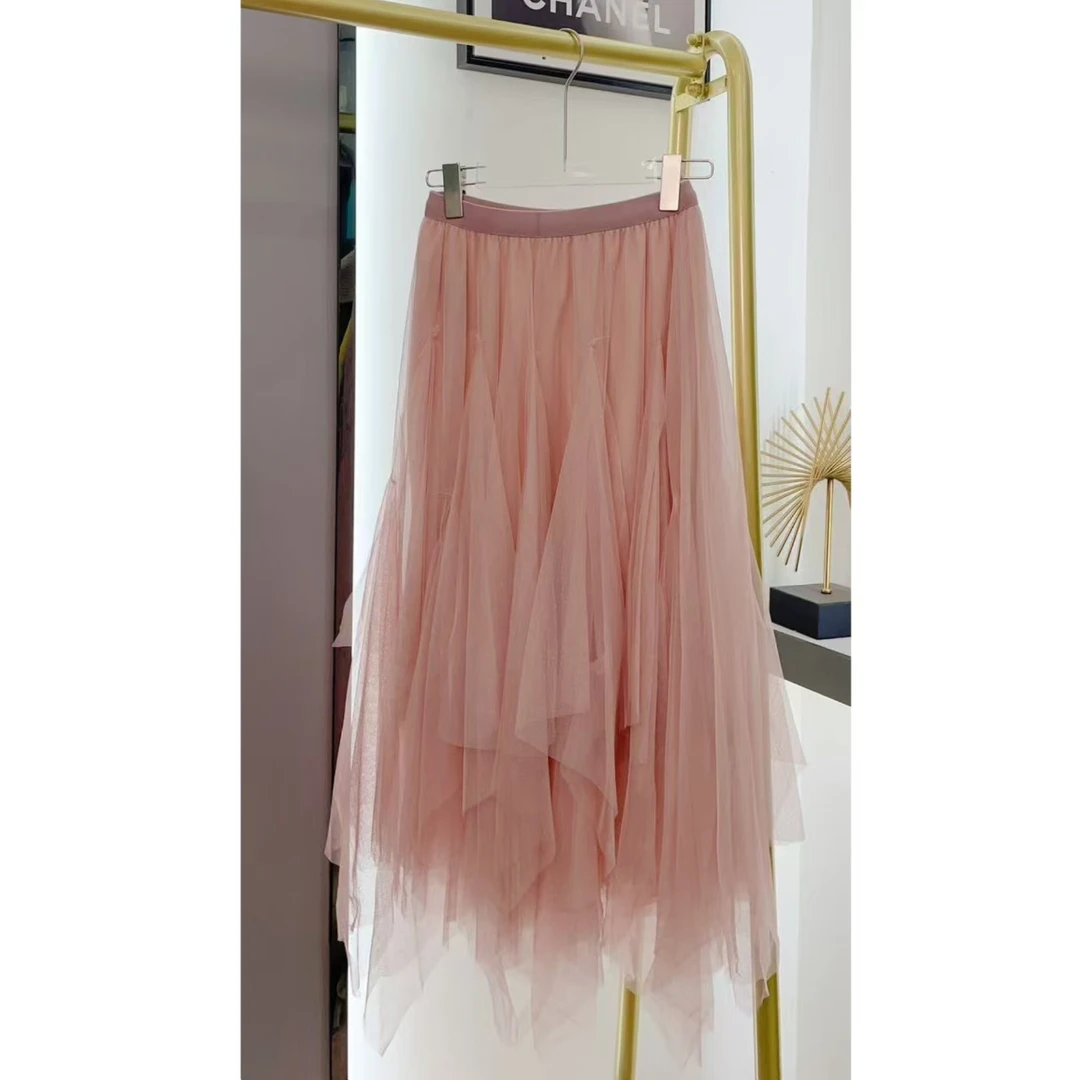 【月月专享】大理漫步  设计感纱纱洋气半身裙 XXJ-YG00107