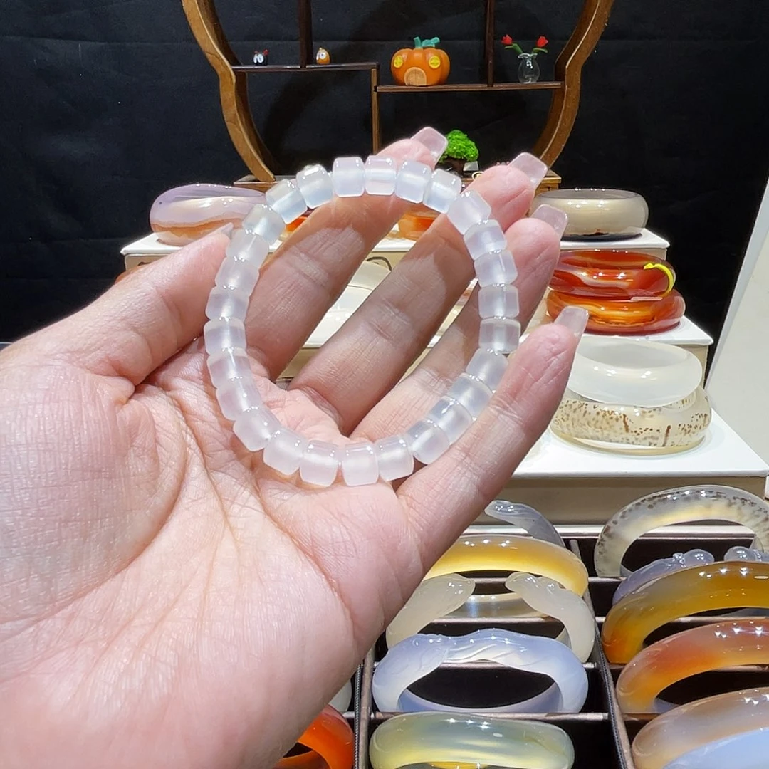 害****玛瑙/玉髓未镶嵌手串