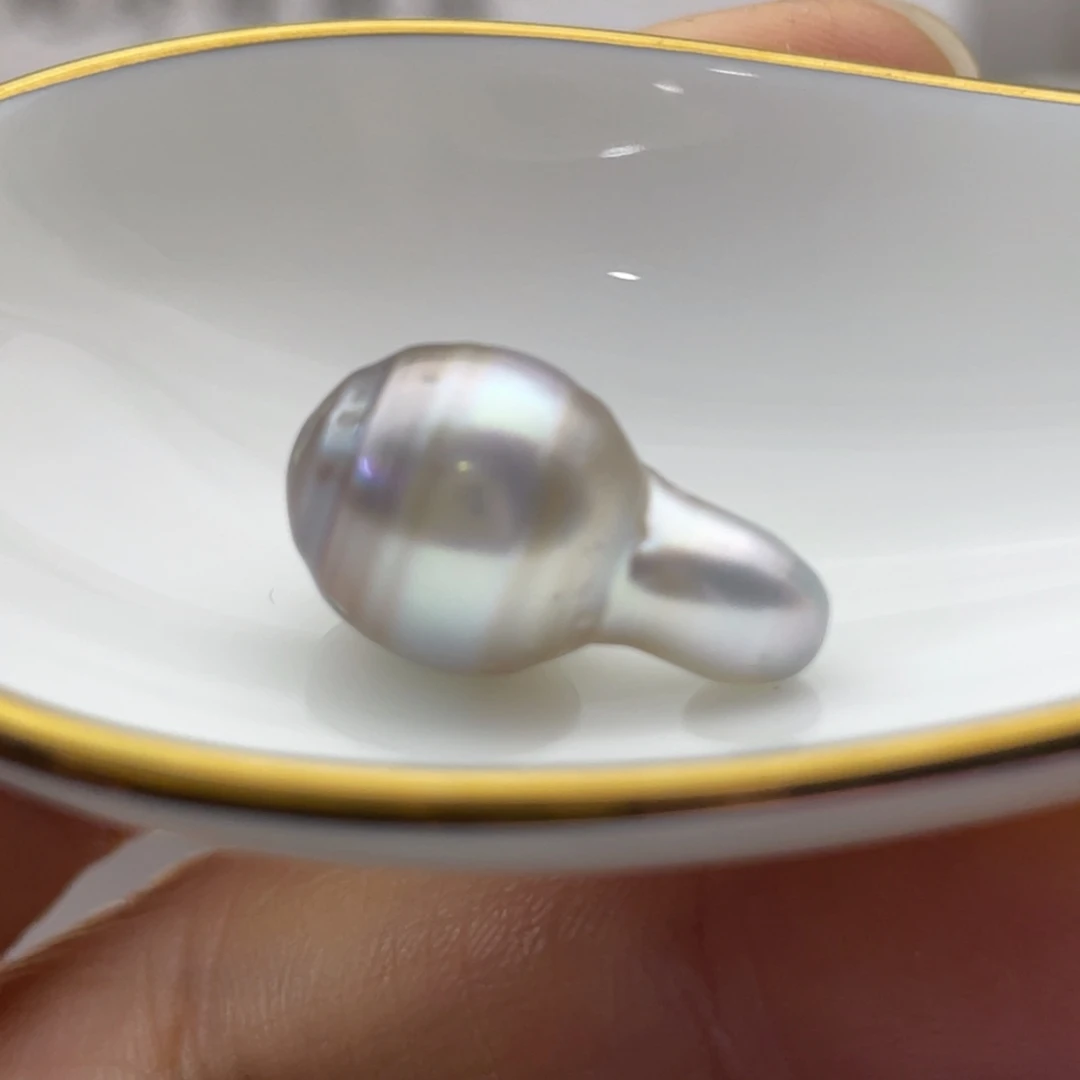 海水珍珠裸珠裸珠10.7