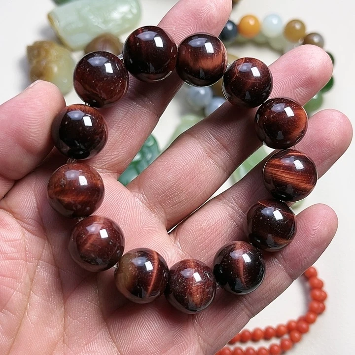 【闪购商品】硅化玉手链未镶嵌办****姐