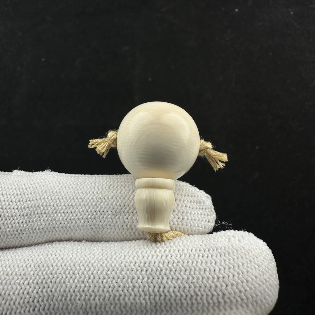 J3673 天然猛犸象牙 分体式三通18*27.5mm 一物一图 假一罚十