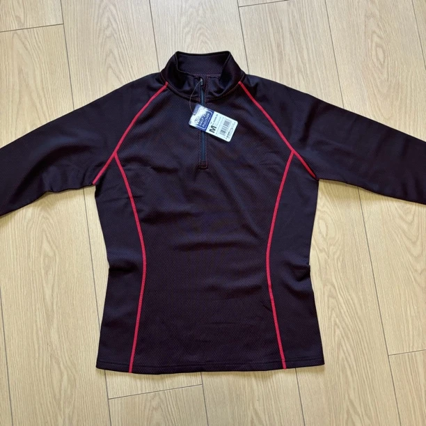 男子秋冬户外活动内绒半拉链套头衫