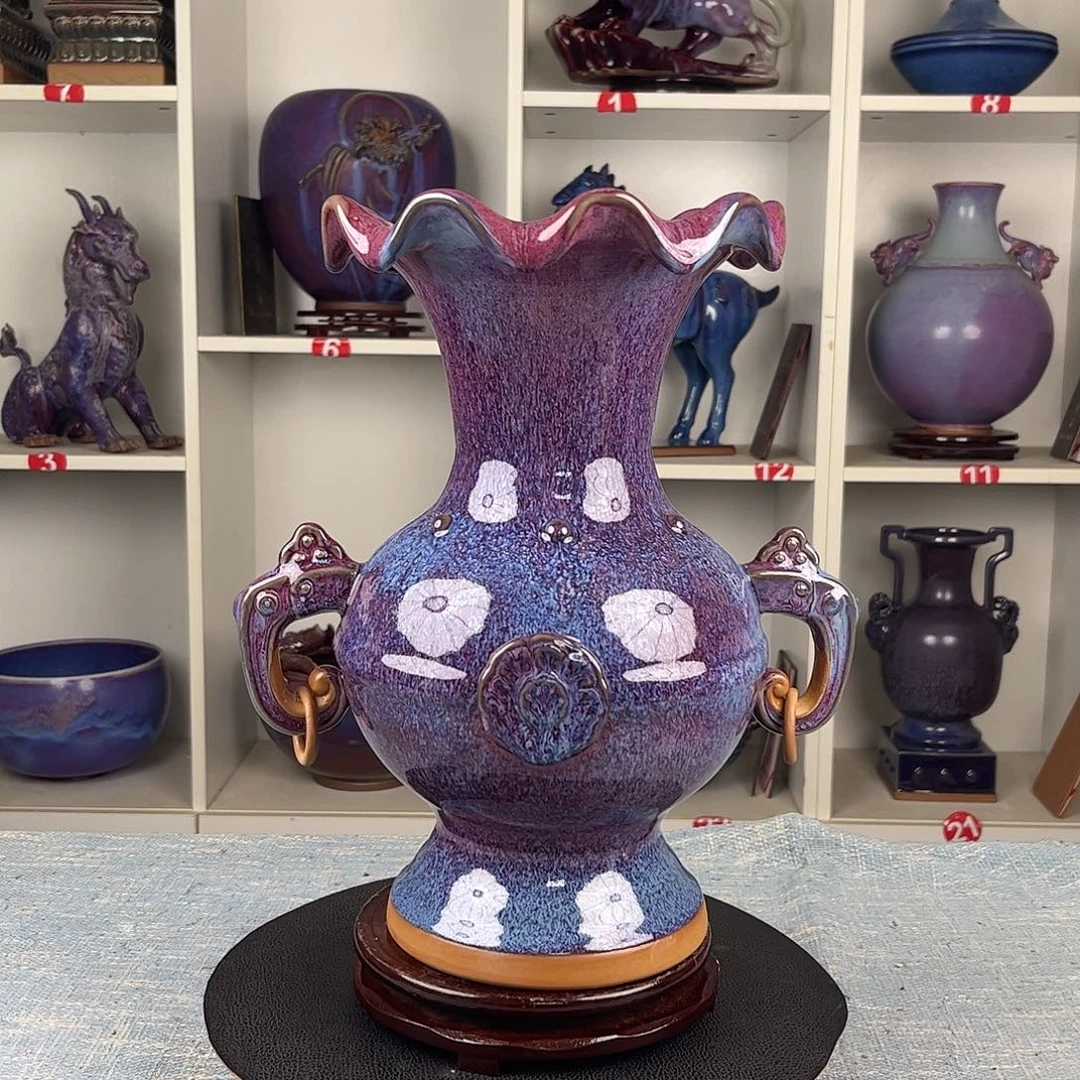 瓷片太平有象大师作品
