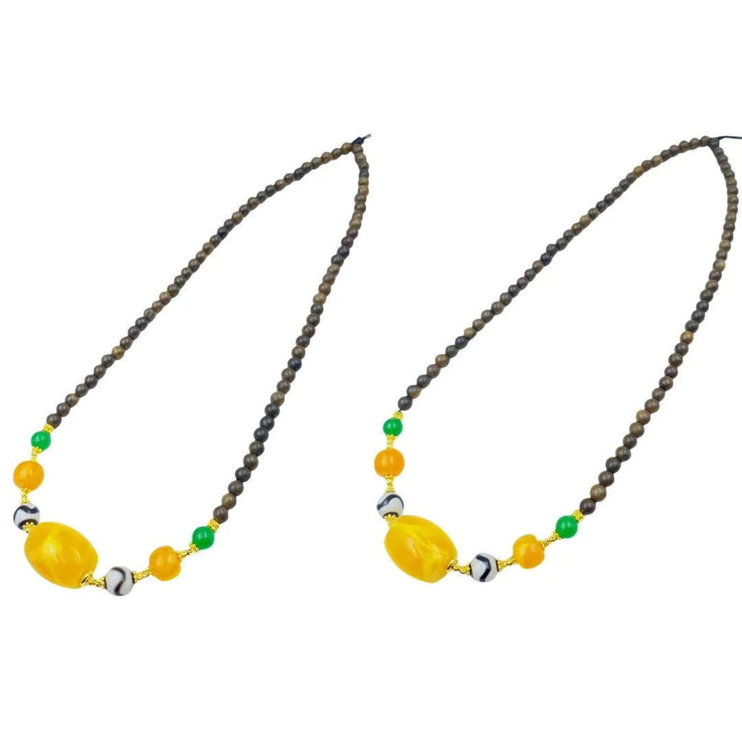 高档珠宝设计款蜜蜡路路通国风项链X771-多样性只发一件