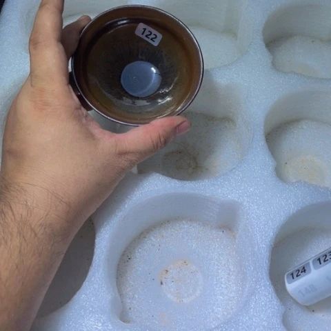 茶盏原矿原釉柴烧建盏