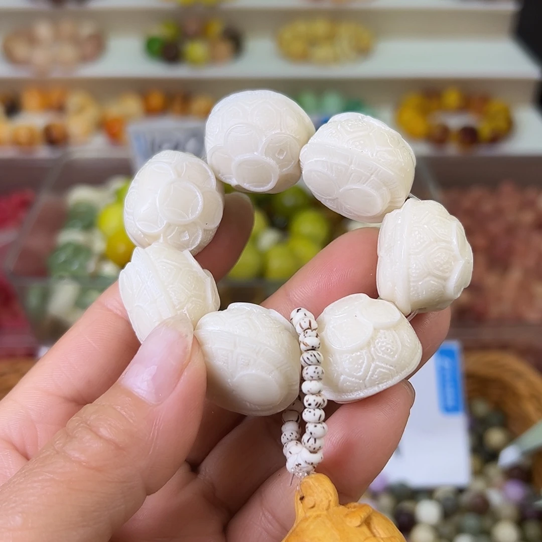 菩提根/象牙果吊坠全品白金钱龟手捻一个