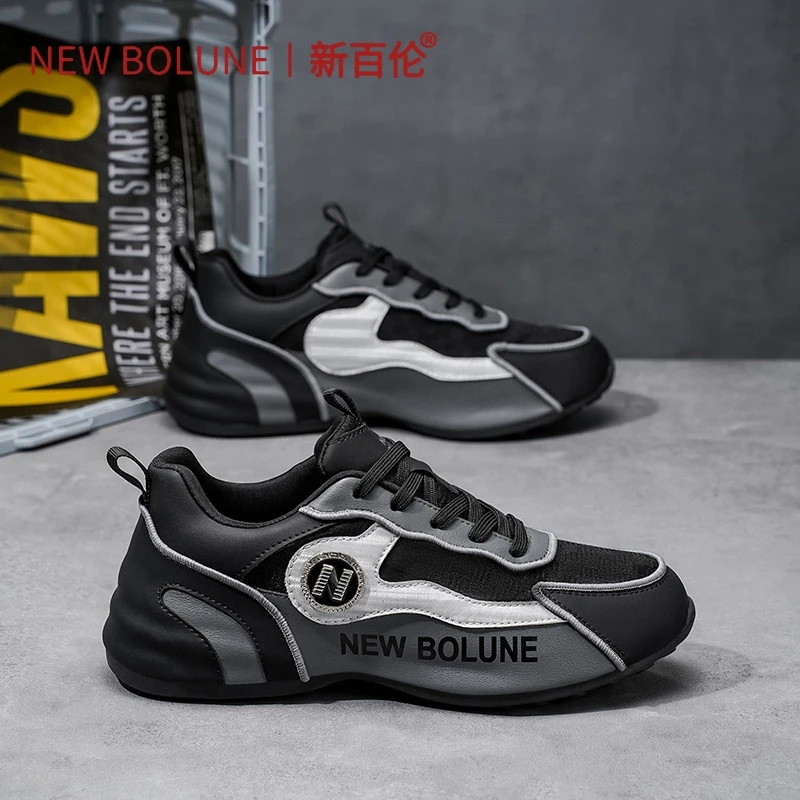 新百伦男鞋秋季新款网面休闲鞋情侣款时尚百搭软底轻便跑步运动鞋