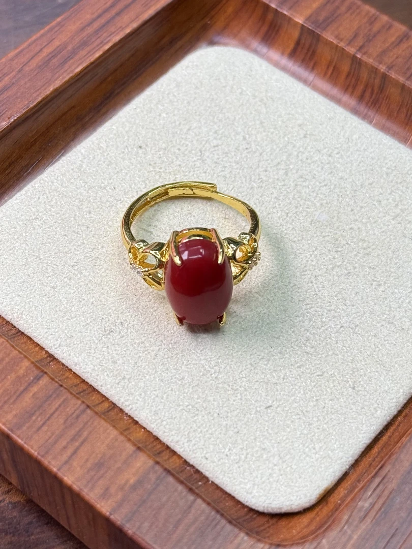 【艺品堂】三姑娘 椭圆蛋面戒指