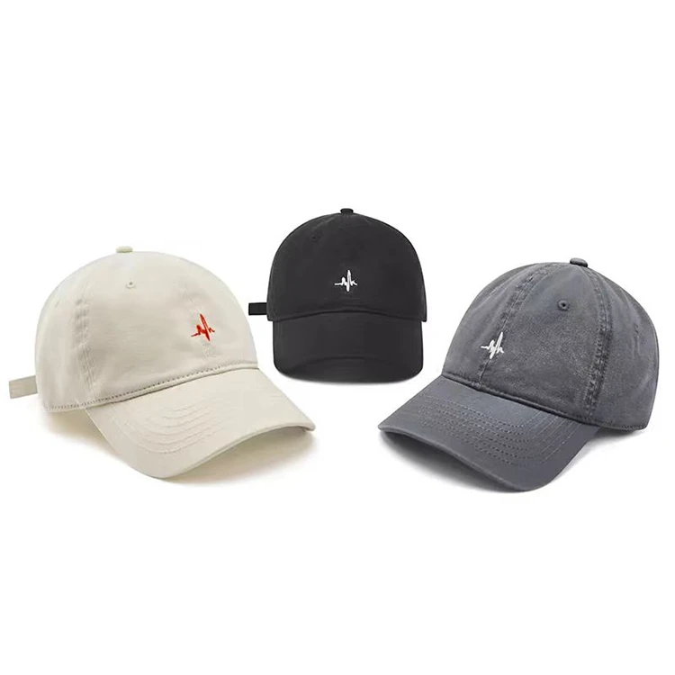 freerabbitII心跳刺绣大脸显脸小鸭舌帽男女同款帽子2025男款