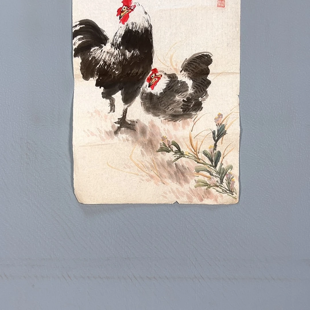 国画344 花鸟和蝴蝶是同一物种