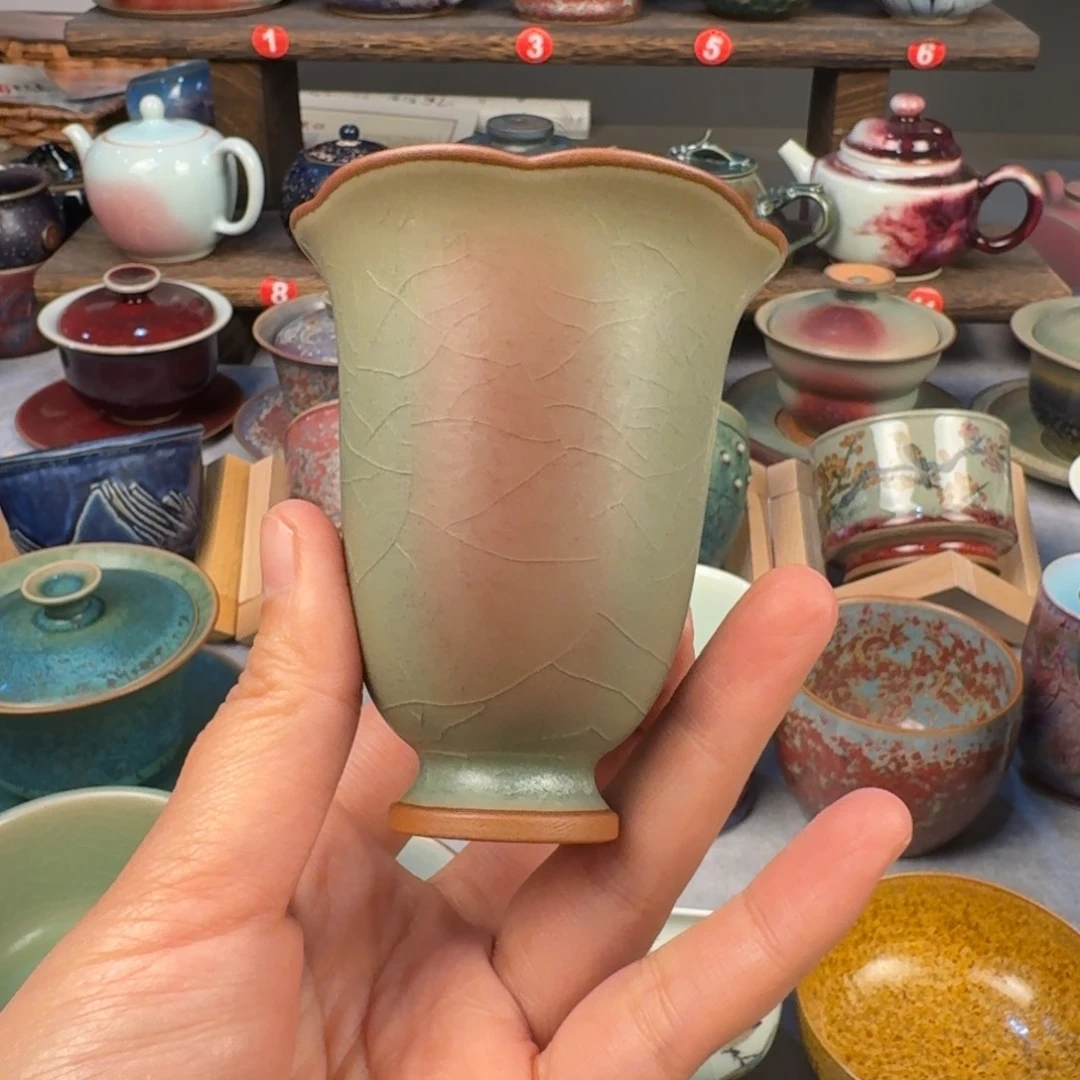 瓷片钧瓷单杯钧瓷单杯钧瓷单杯