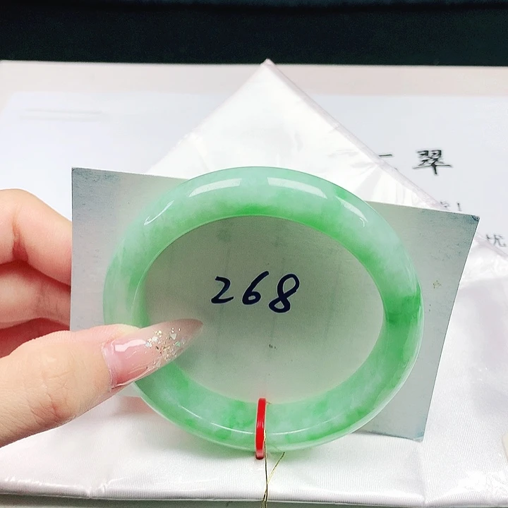 翡翠手镯未镶嵌55