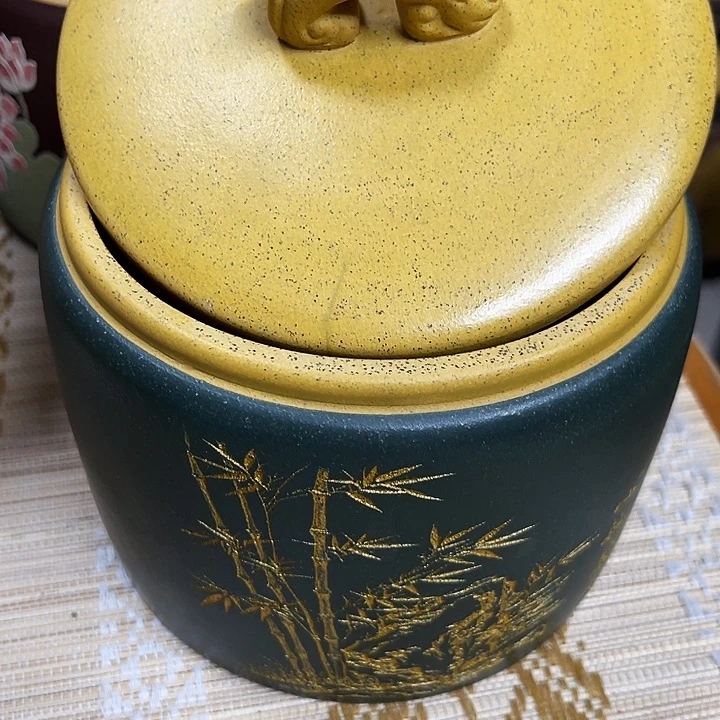 紫砂茶叶罐紫砂茶叶罐瑕