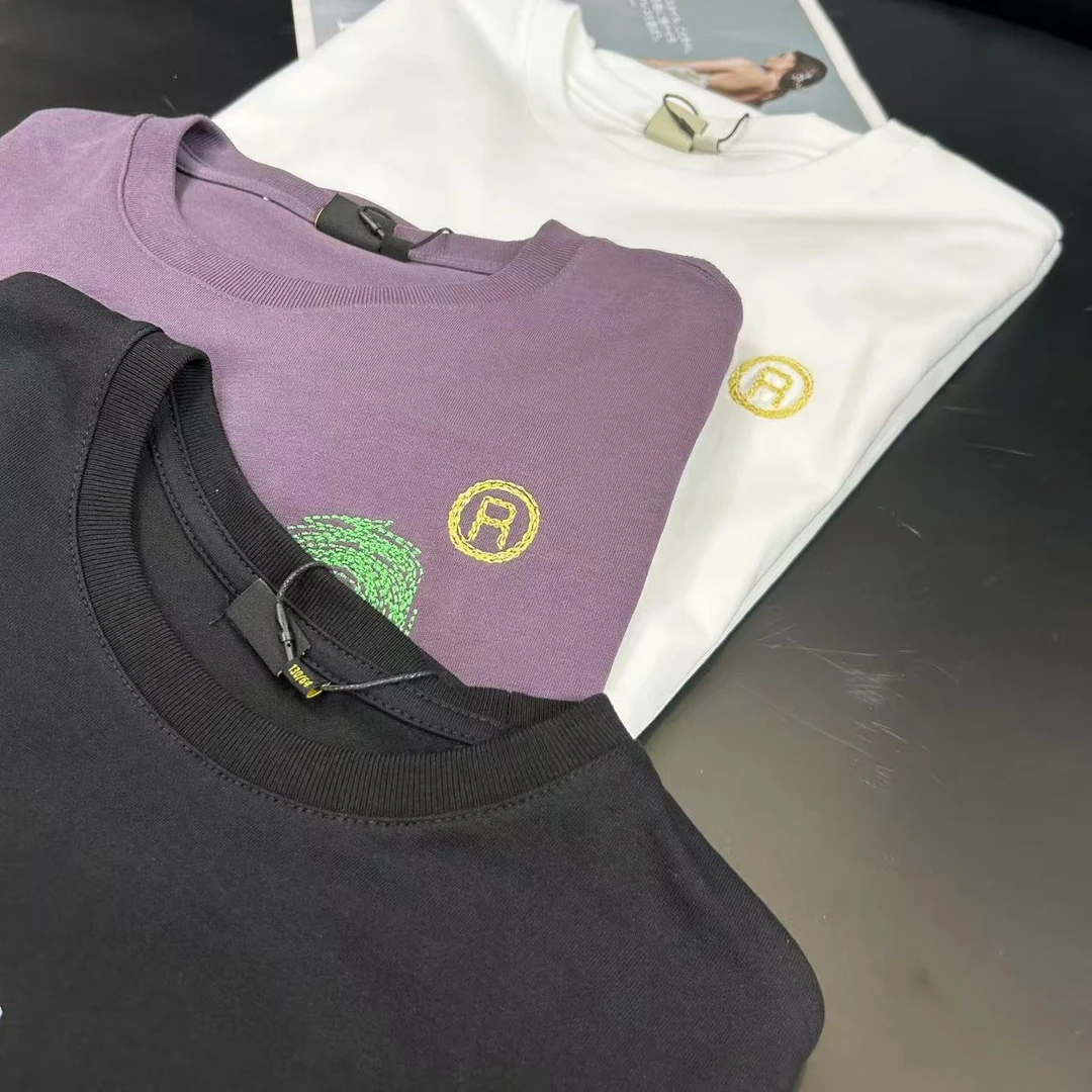 痞帅潮流简约时尚百搭儿童圆领短袖字母印花T恤H5212