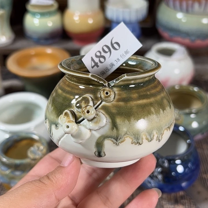 口5 手工花盆满30包邮