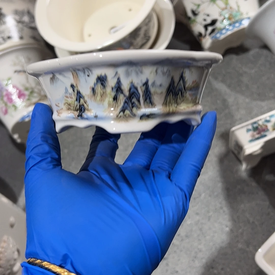 紫砂花盆011号瑕疵13/12/4cm