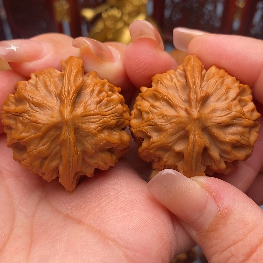 把件文玩核桃39.5全品绝配龙鳞