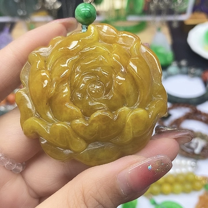翡翠未镶嵌颈饰x****u项链18