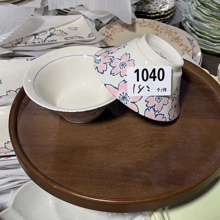 瓷微瑕外贸餐具1040