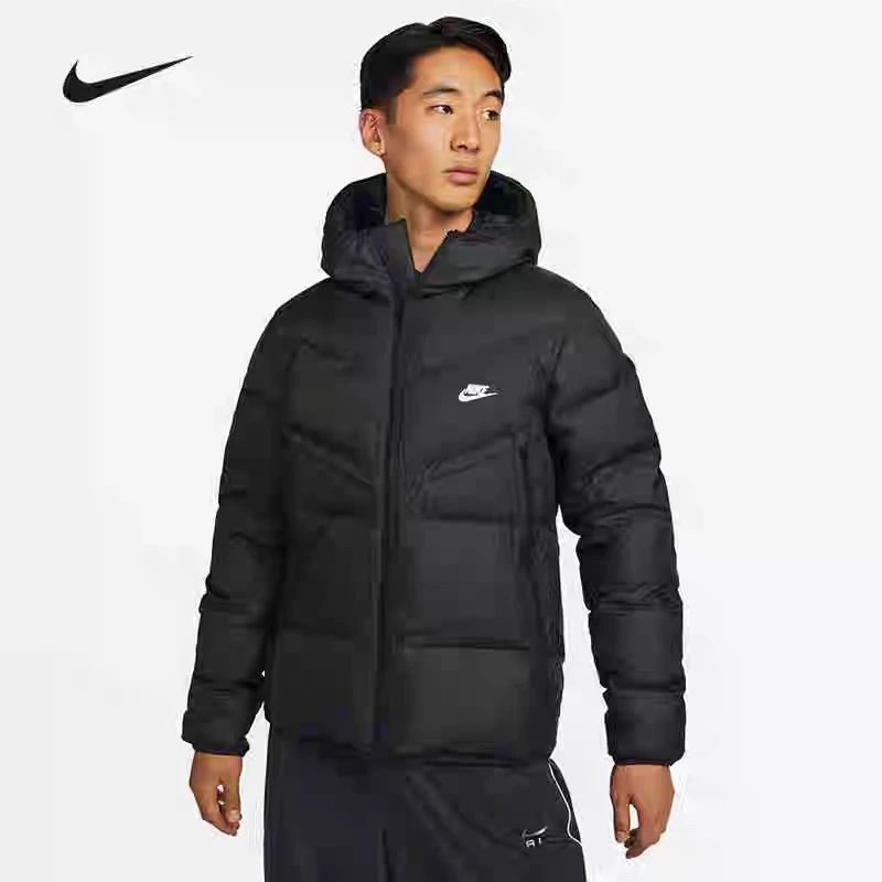 NIKE/耐克男子经典短款运动羽绒服连帽保暖防风外套DV1132010#HN